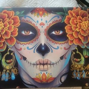 Simply Bella Sugar Skull Eyeshadow Pallette